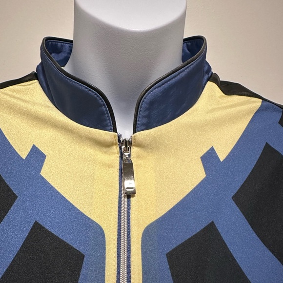 JAMIE SADOCK Size L Black 1/4 Zip Long Sleeve Cursive Logo Pullover Golf Top - Picture 2 of 4